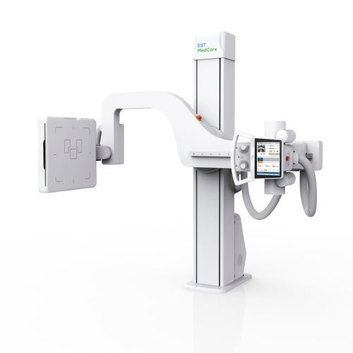 Sistema de radiografia digital - EMX1000 - EST Medical Equipment - para radiografia geral / sem mesa / com braço porta-tubo giratório