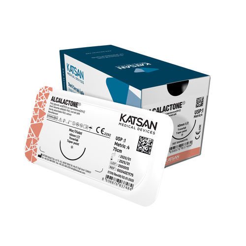 Fio de sutura absorvível - ALCALACTONE&reg; - KATSAN Medical Devices - para cirurgia geral / para tratamento cirúrgico de feridas / para cirurgia uroginecológica
