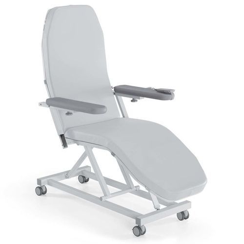 Poltrona para tratamentos clínicos manual - SALSA® A1 - LiKAMED - articulada em 3 seções / com rodízios / dobrável