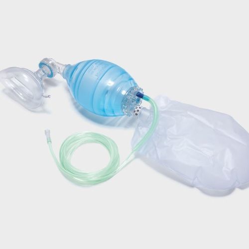 Reanimador manual para adulto - M6130100 - Marshall Airway Products - em silicone / com válvula PEEP / com máscara