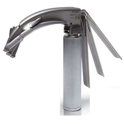 Lâmina de laringoscópio McCoy - Visionary® Classic - Marshall Airway Products - em aço inoxidável / descartável