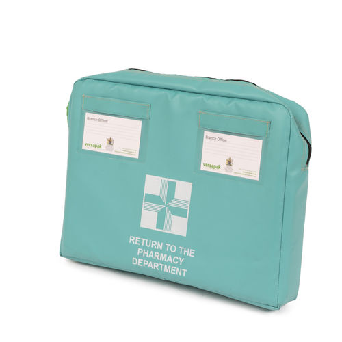 Bolsa para produtos farmacêuticos - VFTPHCYFRIDGE - Versapak International Limited - para documentos médicos / com alça de mão / em PVC