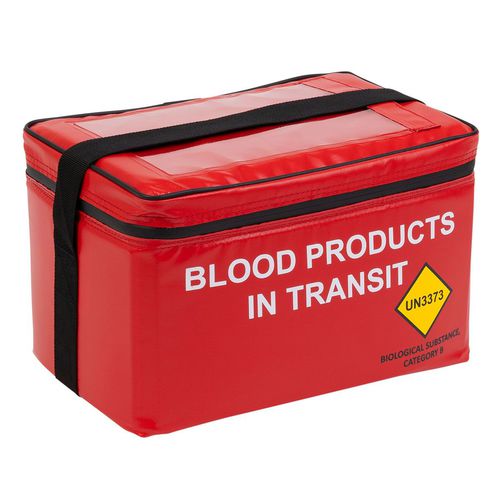Bolsa de emergência - BLTD1 - Versapak International Limited - para bolsas de sangue / com alça para tiracolo / em PVC