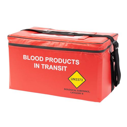 Bolsa para bolsas de sangue - BLTD2 - Versapak International Limited - de laboratório / com alça para tiracolo / em PVC