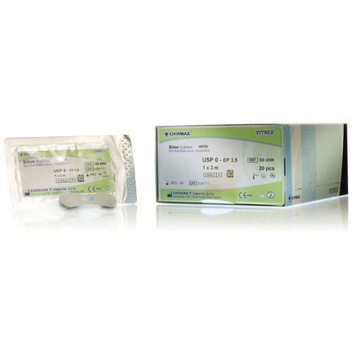 Fio de sutura não absorvível - Silon - Vitrex Medical A/S - para cirurgia gastrointestinal / 5-0 / 4-0