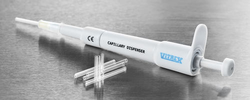Tubo de coleta para diagnóstico - 569013 - Vitrex Medical A/S - cilíndrico / de sangue / capilar