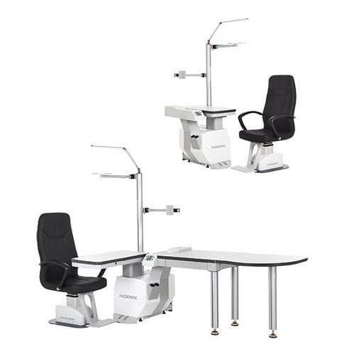 Estação de trabalho de oftalmologia - RX-2000 - Rodek - com cadeira / com iluminação