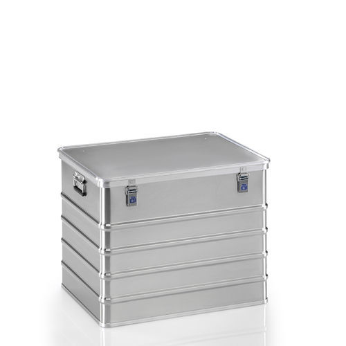 Container de transporte - G®-PREMIUM PLUS BOX A 1589 - Gmöhling Transportgeräte GmbH - em alumínio / empilhável