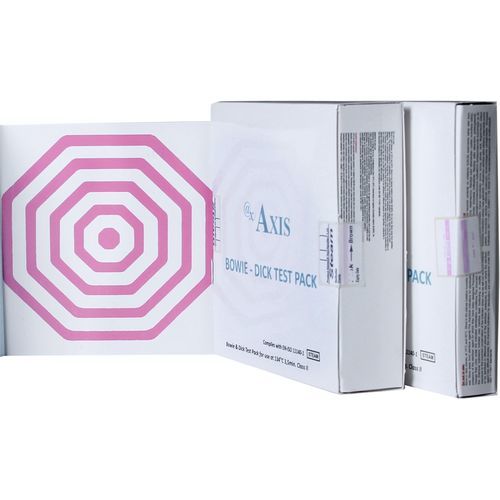 Kit de teste de esterilização - AXCP150, 400 Boxed - Axis - Bowie-Dick
