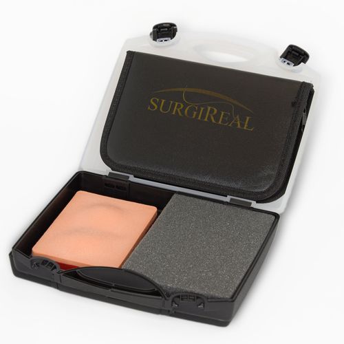 Simulador para treinamento - 0220L - SurgiReal Products - de sutura / para procedimentos de dermatologia / em kit
