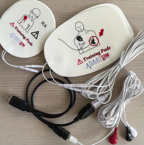 Eletrodo de ECG pad - DART Sim ECG Simulator - de monitorização / infantil / de peito
