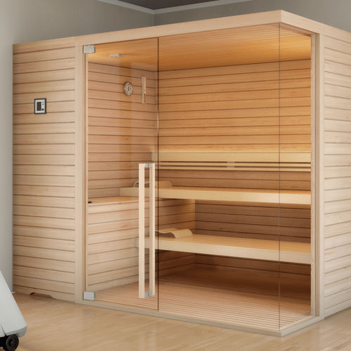 Cabine de sauna - Topclass  - Stenal - com pedras para sauna seca