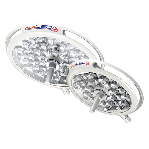 Foco cirúrgico de teto - plusLED - Klaromed - de LED / 2 braços / 96