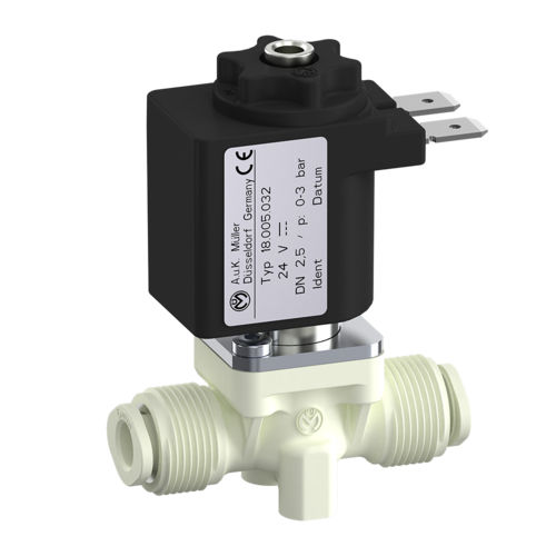Válvula para o setor médico - 18.00x.032 - A. u. K. Müller GmbH & Co. KG - de isolamento / com solenoide / de ação direta
