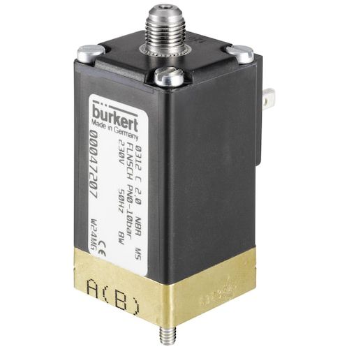 Válvula para o setor médico - 0312  - Bürkert GmbH & Co. KG Fluid Control Systems - com solenoide / em aço inoxidável / em latão