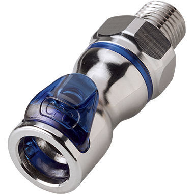 Acoplamento para o setor médico - LQ4D10004BLU - Colder Products Company GmbH - de molas