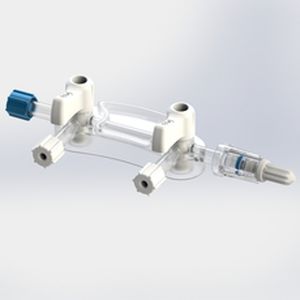 Manifold para infusões múltiplas de 3 vias - 427148 - Elcam Medical Italy - para cuidados intensivos