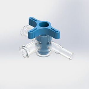 Conector de infusão com torneira - 460092b - Elcam Medical Italy - en T / LUER®-lock