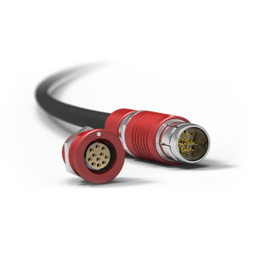 Conector para dispositivos médicos - Core series AluLite™ - Fischer Connectors - em alumínio / à prova de água / circular