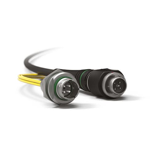 Conector para o setor médico - FiberOptic Hybrid - Fischer Connectors - de dados / em latão / à prova de água