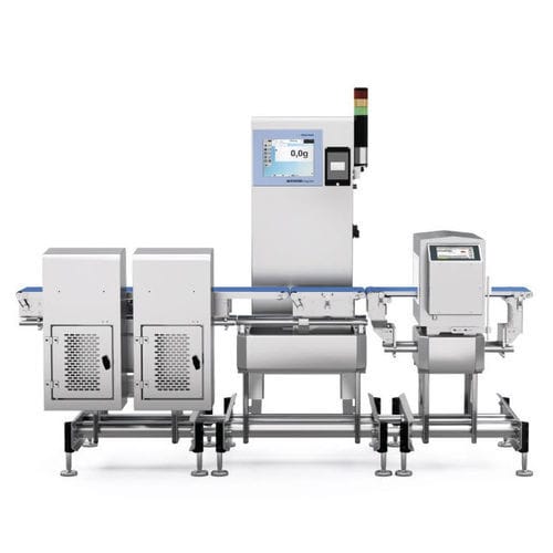 Classificadora por peso automática - I 211 - MULTIVAC - para transportador / com detector de metais / horizontal