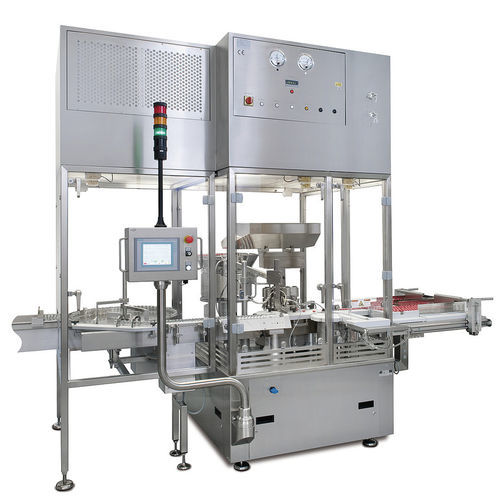Fechadora para a indústria farmacêutica - VVM - OPTIMA - compacta / para frasco / para seringas