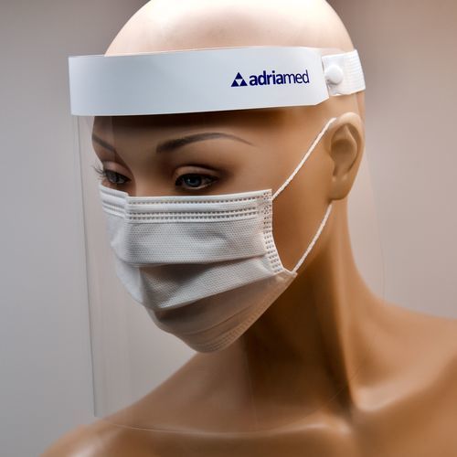 Protetor facial para adultos - Adriamed Srl - unissexo / descartável / médico-hospitalar