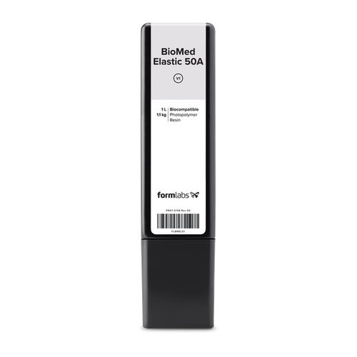 Material dentário em resina acrílica - BioMed Elastic 50A  - Formlabs - para impressão 3D / transparente / biocompatível