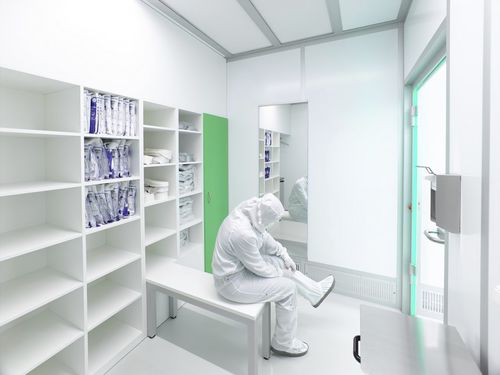 Sala limpa para laboratórios farmacêuticos - CleanSteriCell® F11 - SCHILLING ENGINEERING - modular / integrado / em aço inoxidável
