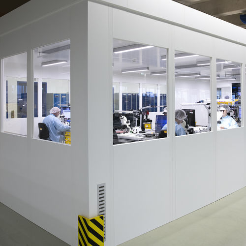 Sala limpa para laboratórios farmacêuticos - Sauberraum CleanEasyCell - SCHILLING ENGINEERING