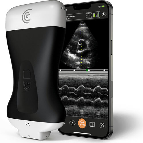 Aparelho de ultrassom de bolso - PA HD3 - Clarius Mobile Health - para emergência médica / com Doppler colorido / em preto e branco