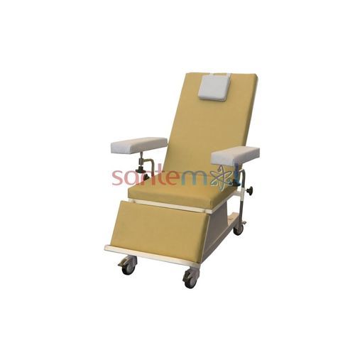 Poltrona para hemodiálise manual - STM-6800 - SANTEMOL Group Medikal - articulada em 3 seções / com rodízios