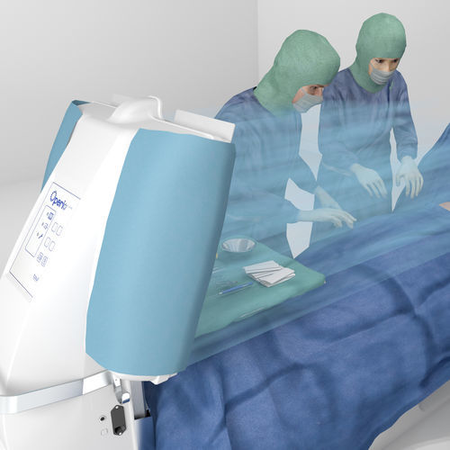 Módulo de fluxo laminar para cirurgia cardíaca - TOUL Operio - Normeditec - móvel / horizontal / vertical