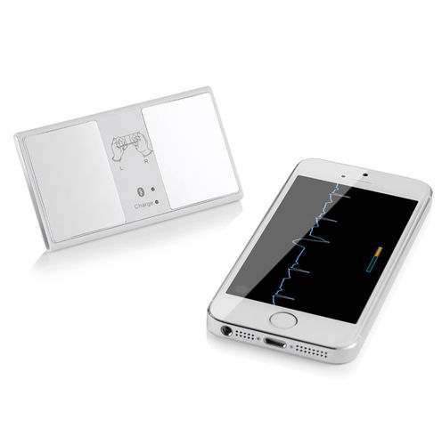 Registrador de eventos ECG 1 canal - Wecardio UN - BORSAM Biomedical Instrument - com conexão sem fio