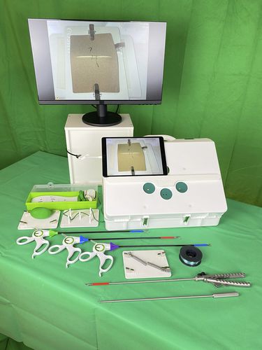 Simulador obstétrico-ginecológico - eoSim SurgTrac OBGYN - eoSurgical - para treinamento / de sutura / de dissecção