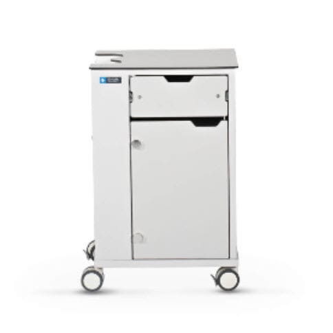 Mesa de cabeceira com rodízios - BSC 352 - SCHRODER HEALTH PROJECTS - com gavetas
