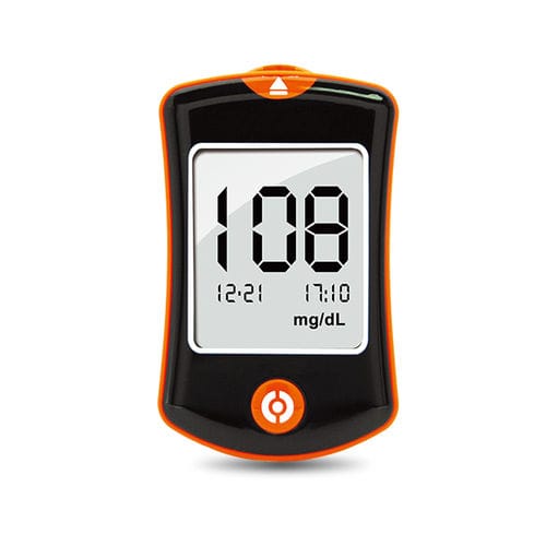 Medidor de glicose com lancetador - DS-PALMLAB - Hannox International - com codificação automática