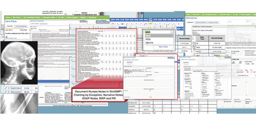 Software para simulação médica - SimEMR®  - KbPort - de registro clínico