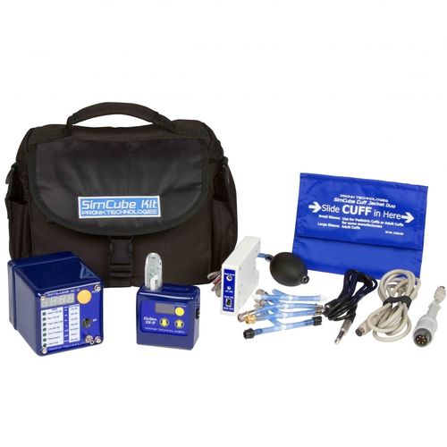 Simulador de medição da pressão arterial - SC-5 SimCube® + OxSim Flex®  - Pronk Technologies - de SpO2 / de ECG / de PNI