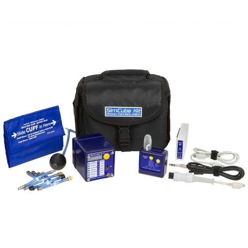 Simulador de sinais vitais - SC-5 SimCube® + OX-1 OxSim® - Pronk Technologies - para procedimentos de emergência médica / para cuidados intensivos / de arritmia