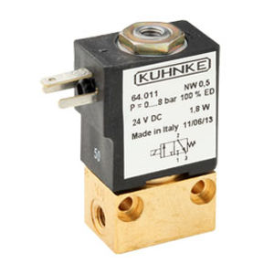 Válvula para o setor médico - 64.001 - Kendrion Kuhnke Automation - com solenoide