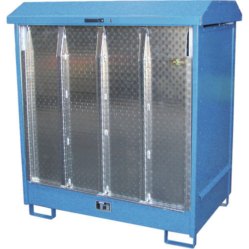 Armário para líquidos inflamáveis - 1.48.412 - Düperthal Sicherheitstechnik GmbH & Co. KG - com porta / azul / com 2 portas