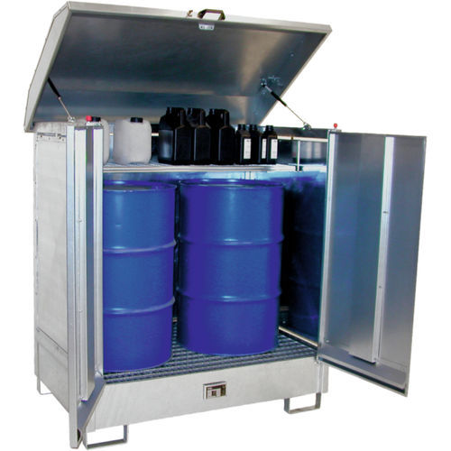 Armário para líquidos inflamáveis - 1.49.212 - Düperthal Sicherheitstechnik GmbH & Co. KG - com porta / azul / com 2 portas