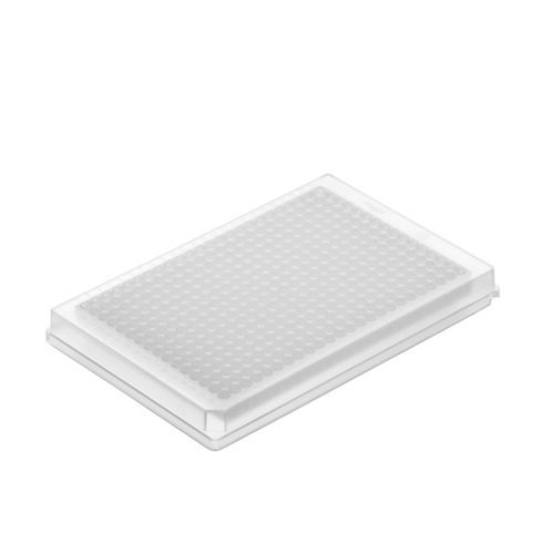 Microplaca para laboratório - 384.DW.60.F.PP	 - LVL Technologies - com 384 poços
