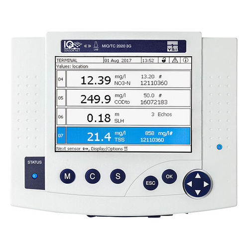 Unidade de controle de pH - IQ SensorNet 2020 3G - YSI Inc. - de oxigênio dissolvido / de temperatura / da conformidade