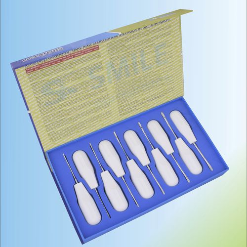 Kit de periótomos curvo - SSI 786-4530 - Smile Surgical Ireland Limited - reto / em aço inoxidável