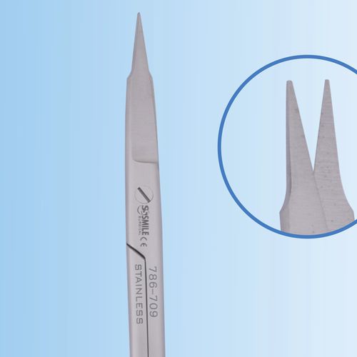 Tesoura para cirurgia odontológica - SSI 786-709 - Smile Surgical Ireland Limited - de Goldman-Fox / para pacientes humanos / reta