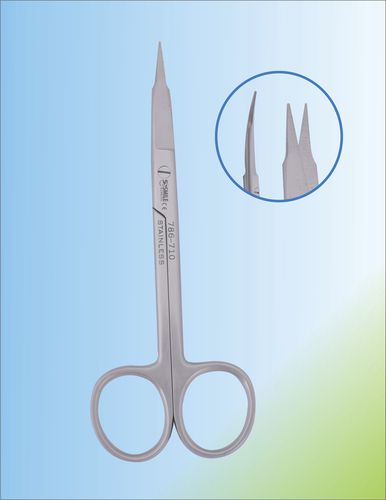 Tesoura para cirurgia odontológica - SSI 786-710 - Smile Surgical Ireland Limited - de Goldman-Fox / para pacientes humanos / curva