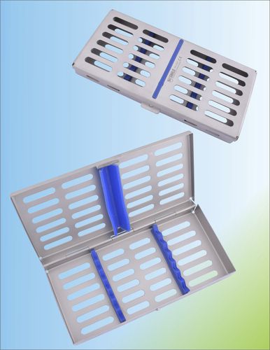 Estojo de esterilização para instrumentos odontológicos - SSI 786-4507 - Smile Surgical Ireland Limited - em aço inoxidável / perfurado