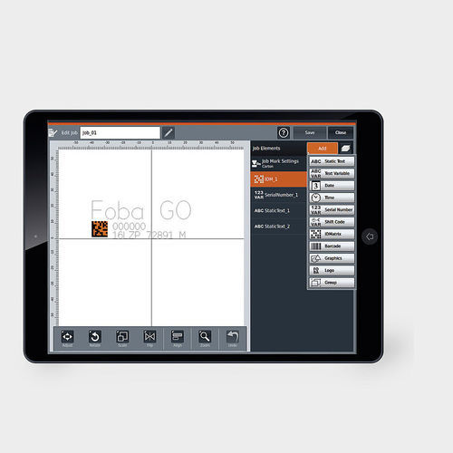 Software de controle - GO - FOBA Laser Marking + Engraving, ALLTEC GmbH - de marcação a laser / médico-hospitalar / baseado em tecnologia Web